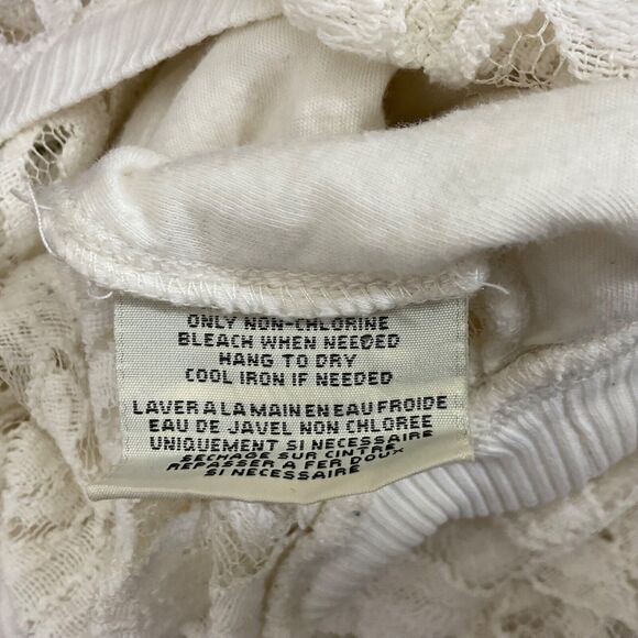 Ralph Lauren Denim & Supply Antique Cream Lace Peasant Top Size small - Picture 10 of 10